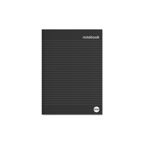 RHINO A4 Hardback Notebook Casebound 192 Pages 8mm Lined