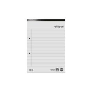 RHINO A4 Refill Pad 160 Pages 8mm Lined with Margin (10 Pack)